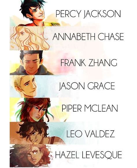 percy jackson demigods list.